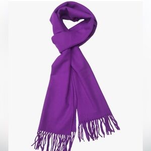 purple scarf